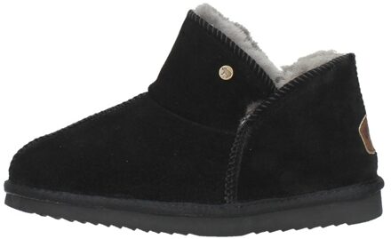 Warmbat Willow Suede Dames Pantoffels - Black - Maat 42