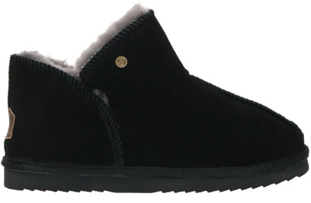 Warmbat Willow Suede Dames Pantoffels - Black - Maat 42