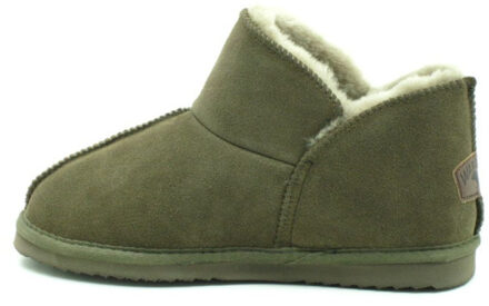 Warmbat Willow Suede Dames Pantoffels - Moss - Maat 39