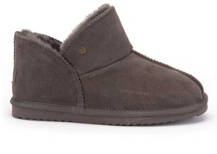 Warmbat Willow Suede Dames Pantoffels - Pebble - Maat 37