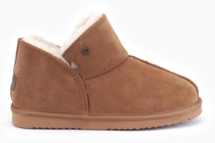 Warmbat Willow Suede Dames Pantoffels - Pebble - Maat 40