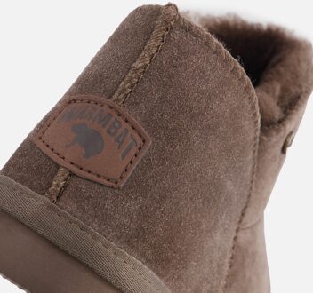 Warmbat Willow Suede Dames Pantoffels - Pebble - Maat 42