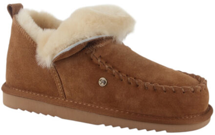 Warmbat Wna321025 dames pantoffel (gesloten hiel) - maat 39 Bruin