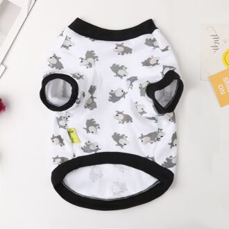 Warme Fleece Hond Kleren Leuke Schedel Gedrukt Pet Coat Puppy Honden Shirt Jasje Franse Bulldog Trui Hond Kleding #1 XL