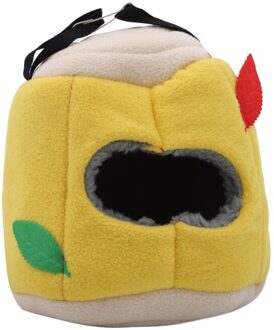 Warme Fleece Vogelnest Kleine Papegaai Huis Winter Warm Vogelnest Agapornis Melopsittacus Undulatus Hangmat geel