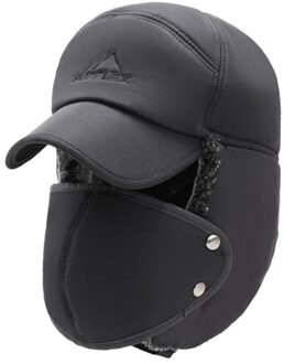 Warme Muts 1 Pcs Mannen Vrouwen Aviator Bomber Faux Fur Ear Flap Hat Cap Winter Ski Trooper Trapper Katoen Effen kleur Lei Feng Cap DG