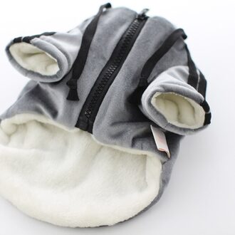 Warme Pet Kleding Halloween Zwarte Bat Wing Sport Hond Kostuum Herfst Winter Leuke Praktische Kleding Voor Honden Grijs / S