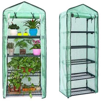 Warme Tuin Tier Mini Huishoudelijke Plant Kas Cover Waterdicht Anti-Uv Beschermen Tuin Planten Bloemen (Zonder Ijzer Stand)