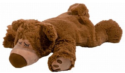 Warmies Beren speelgoed artikelen opwarmbare beer knuffelbeest bruin 32 cm