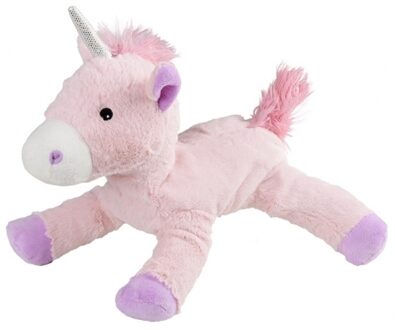 Warmies Eenhoorns speelgoed artikelen opwarmbare eenhoorn knuffelbeest roze 30 cm
