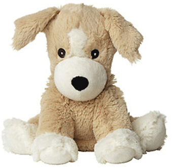 Warmies Honden speelgoed artikelen opwarmbare puppy knuffelbeest 34 cm Multi