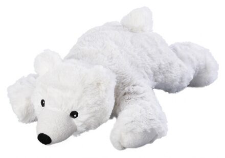 Warmies Ijsberen speelgoed artikelen opwarmbare ijsbeer knuffelbeest wit 30 cm