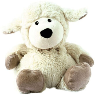 Warmies Magnetron knuffel - schaap - 33 cm - pluhe - warmteknuffel