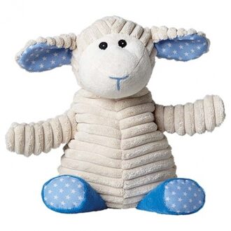 Warmies Magnetron warmte knuffel schaap blauw 27 cm - Heatpack/coldpack - Warmteknuffel lavendel geur - Boerderijdieren schapen knuffels - Dierenknuffels - Action products