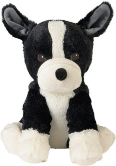 Warmies magnetronknuffel Boston Terrier Wit