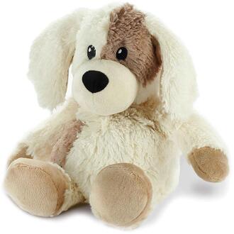 Warmies magnetronknuffel Puppy crème
