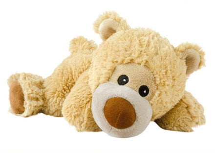 Warmies Warmte/magnetron opwarm knuffel beige teddybeer