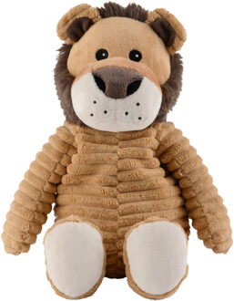Warmies Warmte/magnetron opwarm knuffel - Leeuw - licht bruin - 30 cm - wasbaar - pittenzak