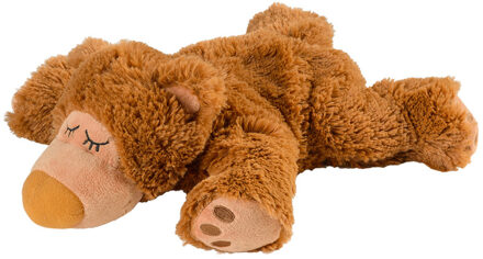 Warmies Warmte/magnetron opwarm knuffel lichtbruine teddybeer