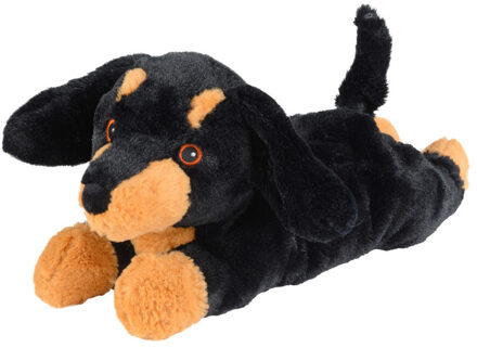 Warmies Warmte/magnetron opwarm knuffel tekkel hond Multi
