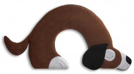 Warming pillow Bobby the dog - dark brown/black Zwart