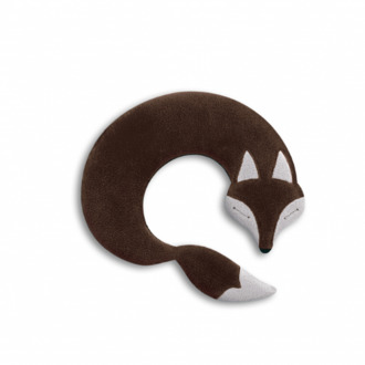 Warming pillow Noah the fox - chocolate Bruin