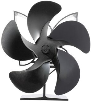 Warmte Aangedreven Kachel Fan Woonaccessoires Log Hout Brander Eco 5 Blades Rustig Levert Gereedschap Haard Fan A4