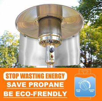 Warmte Gericht Reflector Binnenplaats Patio Heater Reflector Toenemende Verwarming Bereik Directionele Warmte Energie Scherpstellen Plaat