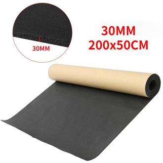 Warmte-isolatie Katoen Auto Geluidsisolatie Katoen Geluid Absorberende Schuim Isolatie Katoen 3/5/6/10mm Dikte 100/200Cm zwart
