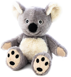 Warmte/koelte knuffel - magnetron - koala - 18 cm - grijs - voor kinderen/jongens/meisjes