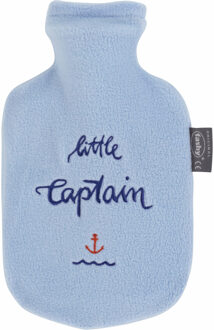 Warmte kruik met badstof hoes little captain 0,8 liter - Kruiken Blauw