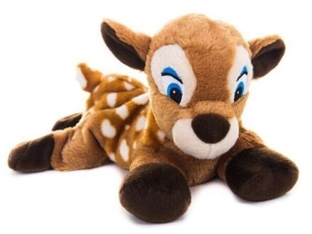 Warmte/magnetron opwarm knuffel - hertje - grijs - 18 cm - pittenzak Multi