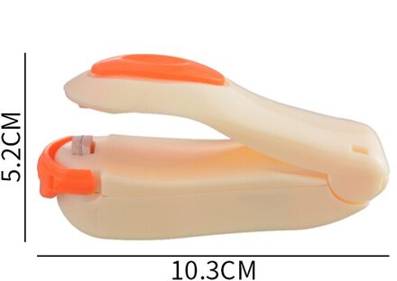 Warmte Sealer Clip Pakket Afdichting Pakket Snack Voedsel Zak Mini Plastic Warmte Vacuüm Machine Elektrische Keuken Klem Gadget Keuken abrikoos