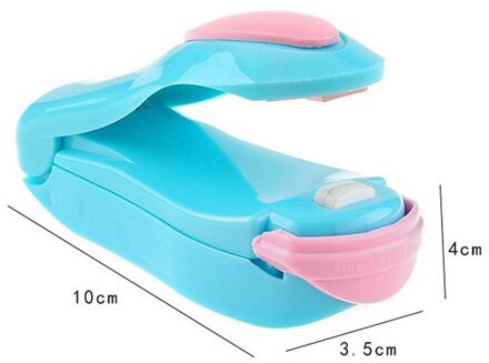 Warmte Sealer Clip Pakket Afdichting Pakket Snack Voedsel Zak Mini Plastic Warmte Vacuüm Machine Elektrische Keuken Klem Gadget Keuken blauw