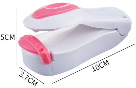 Warmte Sealer Clip Pakket Afdichting Pakket Snack Voedsel Zak Mini Plastic Warmte Vacuüm Machine Elektrische Keuken Klem Gadget Keuken wit