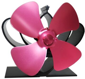 Warmte Self-Powered Haard Kachel Top Fan Rustig 4 Blades Aluminium Efficiënt Warm Grote Kamer Hout Log Brander Eco vriendelijke J0PC Rood