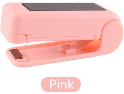 Warmte Zak Sealer Naadlasmachines Mini Warmte Sealer Machine Voor Voedsel Saver Storage Snack Verse Handheld Roze
