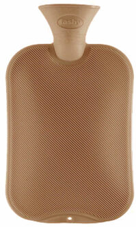 Warmwater kruik - 2 liter - bruin - winter kruiken