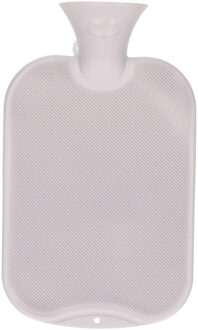 Warmwater kruik - 2 liter - grijs - winter kruiken