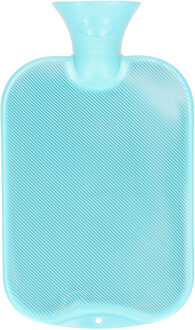 Warmwater kruik - 2 liter - licht blauw - winter kruiken Lichtblauw