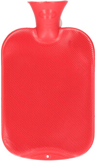 Warmwater kruik - 2 liter - rood - winter kruiken