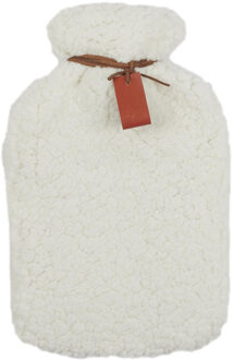 Warmwaterkruik - wit - 1L - kruik - bedkruik - kruikenzak