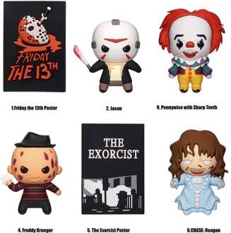 Warner Brothers 3D 3D Magnets Horror Series 1 Display (12)