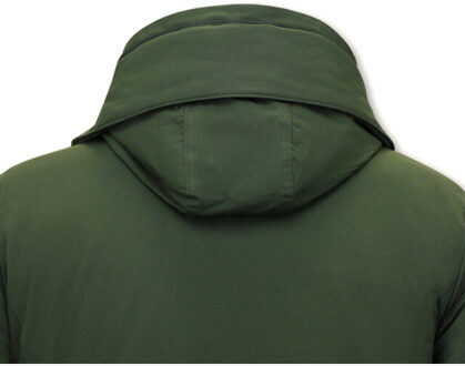 Warren Webber Winterjas kort met capuchon Groen - XS