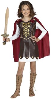 Warrior Kostuum Met Cape Kind Multikleur - Print