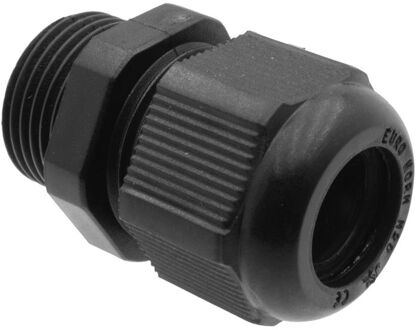 wartel M20 IP66 + moer zwart 2 stuks