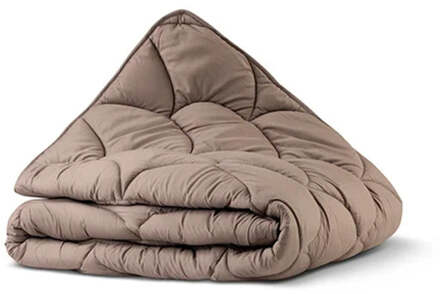 Wasbaar Easy Dekbed Zonder Overtrek - Dekbed Zonder Overtrek - En Overtrek In Één! Taupe - Easy - 200x200 Cm (Tweepersoons) - Zydante 300 Gram Per - Dekbed-Discounter.nl - 200 x 200 cm
