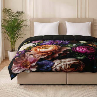 Wasbaar Easy Dekbed Zonder Overtrek - Zonder Overtrek - Dramatic Bouquet - Dekbed-Discounter.nl