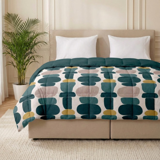 Wasbaar Easy Dekbed Zonder Overtrek - Zonder Overtrek - Stacking Stones - Dekbed-Discounter.nl