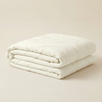 Wasbaar Easy Dekbed Zonder Overtrek - Zonder Overtrek Wave Uni - Crème - Dekbed-Discounter.nl